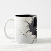 猫好き向け商品 ツートーンマグカップ (左)