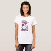 猫好き女子のためのキュートな子猫Tシャツ Tシャツ (正面フル)