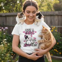 猫好き女子のためのキュートな子猫Tシャツ