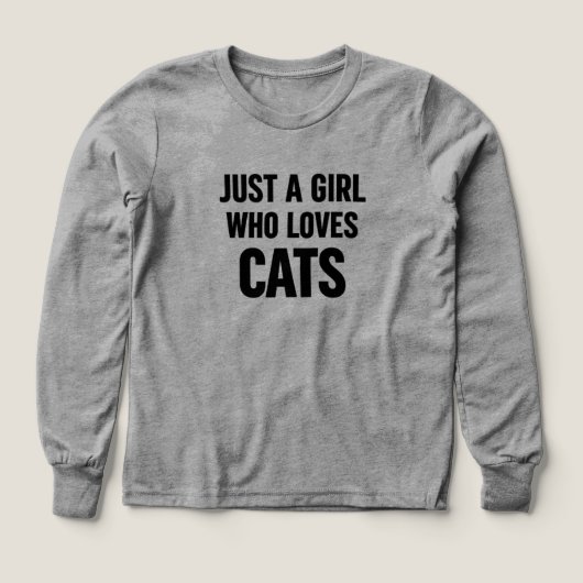 猫好き女子のためのシンプルなデザイン - 猫愛が溢れる (デザイン正面)