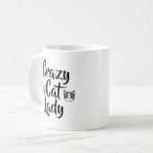 猫好き女子 コーヒーマグカップ (正面左)