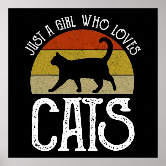 猫好き女子 ポスター (正面)