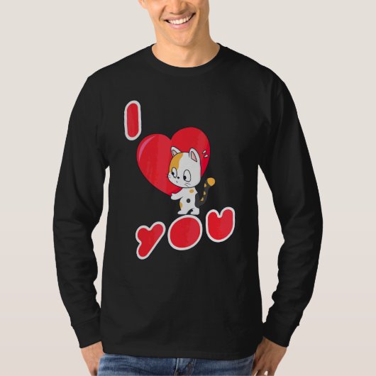 猫好き子猫 Tシャツ (正面)
