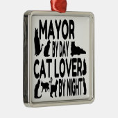 猫好き市長 メタルオーナメント (右)