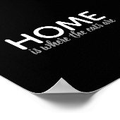 猫好き引用文ポスター白黒 ポスター (角)