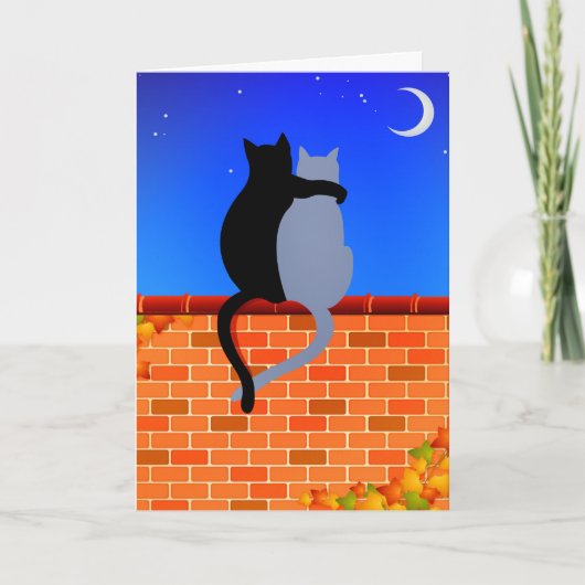 猫好き心からあなたを愛 カード (正面)