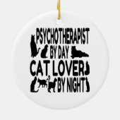 猫好き心理療法士 セラミックオーナメント (裏面)