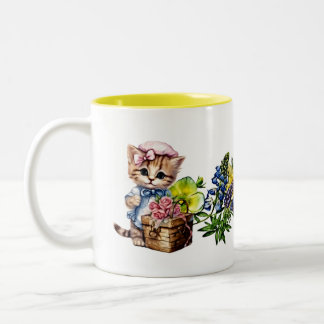 猫好き必見のクリエイティブな猫マグカップ ツートーンマグカップ