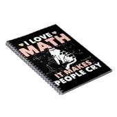 猫好き数学ユーおもしろいモア数学おたく ノートブック (右側)