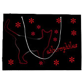 猫好き梅毒抱き枕 ラージペーパーバッグ (裏面)