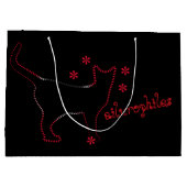 猫好き梅毒抱き枕 ラージペーパーバッグ (裏面)