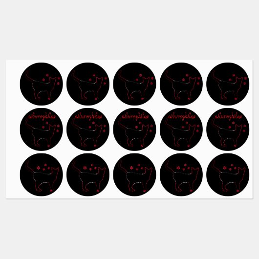 猫好き梅毒 ラベル (シート)