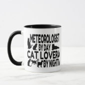 猫好き気象学者 マグカップ (左)
