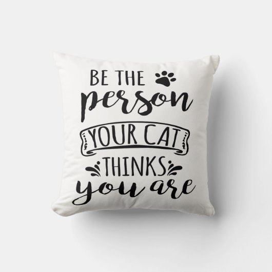 猫好き熱狂するキャットレディキティキャットマムパパキッテン クッション (正面)