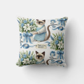 猫好き父の願う猫パパ クッション (正面)