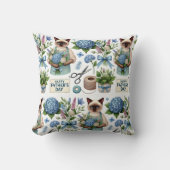 猫好き父の願う猫パパ クッション (正面)