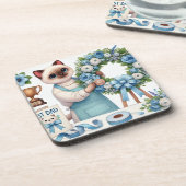 猫好き父の願う猫パパ コースター (左側)