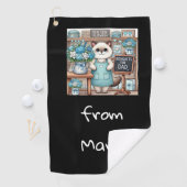 猫好き父の願う猫パパ ゴルフタオル (インサイチュ)