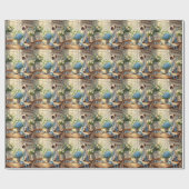 猫好き父の願う猫パパ ラッピングペーパー (フラット)