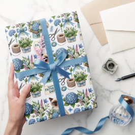 猫好き父の願う猫パパ ラッピングペーパー