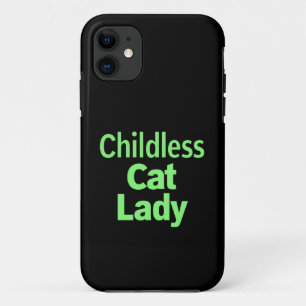 猫好き独身女性ジョーク 投票 2024 iPhone 11 ケース