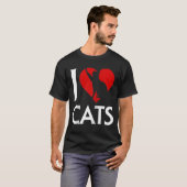 猫好き猫キッテンワールド猫の日メイン雄猫 Tシャツ (正面フル)