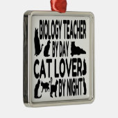 猫好き生物学先生 メタルオーナメント (右)