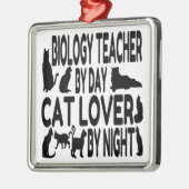 猫好き生物学先生 メタルオーナメント (左)