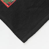 猫好き用おもしろいトランプクリスマスセーター フリースブランケット (角)