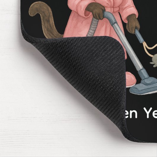 猫好き用ことわざおもしろい付きシャム猫 マウスパッド (コーナー)