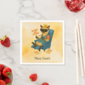 猫好き用の食事を提供するランチレディ スタンダードカクテルナプキン (インサイチュ)