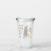 猫好き用ピックボールハローウィンパーティ アクリルタンブラー (裏面)