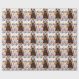 猫好き用ピックボールハローウィンパーティ ラッピングペーパー