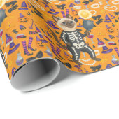 猫好き用ピックボールハローウィンパーティ ラッピングペーパー (ロールコーナー)