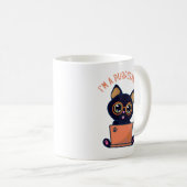 猫好き私はプロのプログラマ コーヒーマグカップ (正面右)