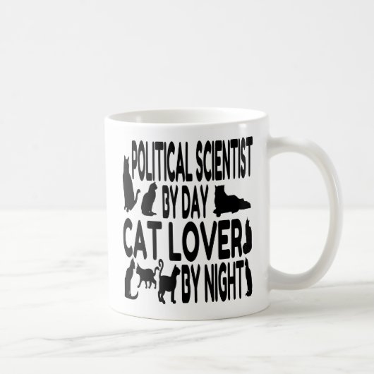 猫好き科学者 コーヒーマグカップ (右)