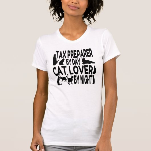 猫好き税作成者 Tシャツ (正面)