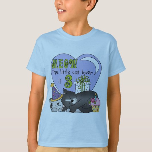 猫好き第3期Tシャツとギフト Tシャツ (正面)