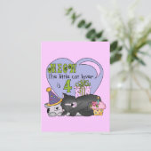 猫好き第4回誕生日Tシャツとギフト ポストカード (スタンド正面)