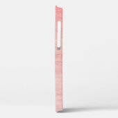 猫好き素朴ピンクウッドかわいらしテクスチャ Case-Mate iPhoneケース (裏面 / 左)