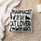 猫好き薬剤師 クッション (ブランケット)