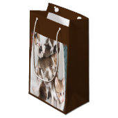 猫好き贈与 スモールペーパーバッグ (正面アングル)