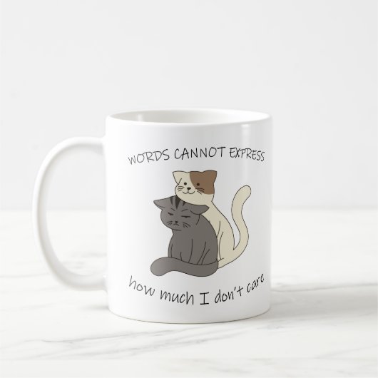 猫好き贈与 |猫オーナーへの贈り物 |動物愛好家 コーヒーマグカップ (左)
