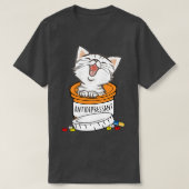 猫好き贈与 Tシャツ (デザイン正面)