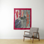 猫好き退役軍人 タペストリー (インサイチュ)