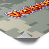 猫好き退役軍人 – ポスター (角)