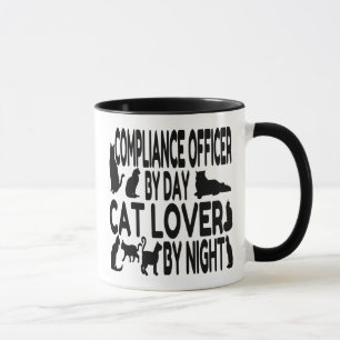 猫好き遵守責任者 マグカップ