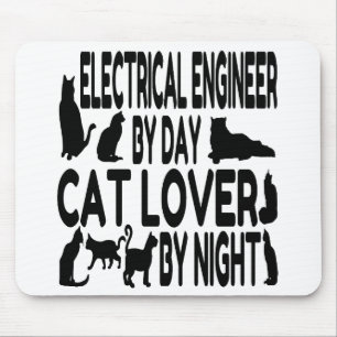猫好き電気技師 マウスパッド