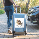 猫好き顔おもしろい シール (スーツケースインサイチュ)