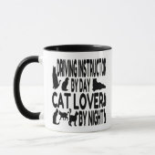 猫好き駆動インストラクター マグカップ (左)